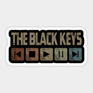 The Black Keys Control Button Sticker